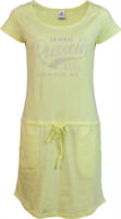 Dámske letné žlté šaty Russell športovo-ležérneho strihu