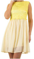 Pohodlné žlté letné šaty Iclothing
