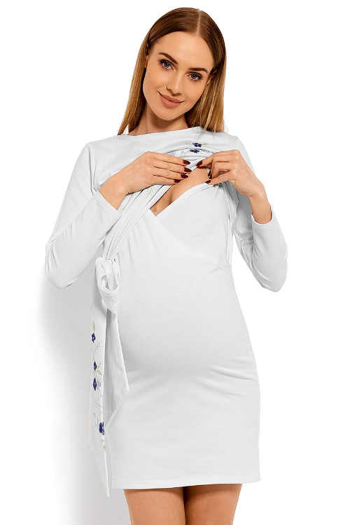 Šaty pre tehotné a dojčiace ženy z príjemného materiálu